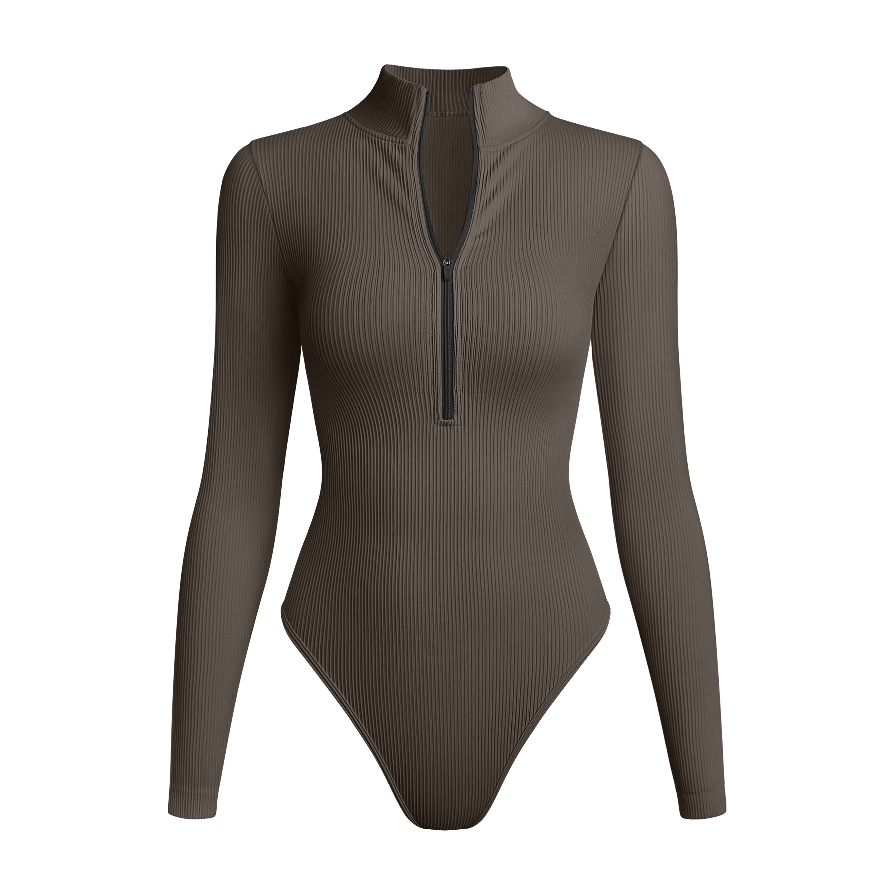 Long Sleeve Zip-Up Bodysuit